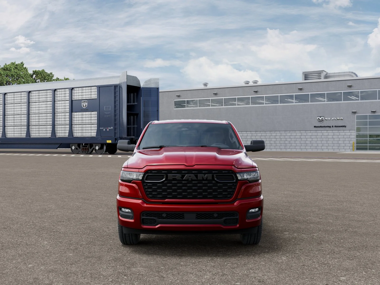 New 2026 Molten Red Pearlcoat RAM Express image 6