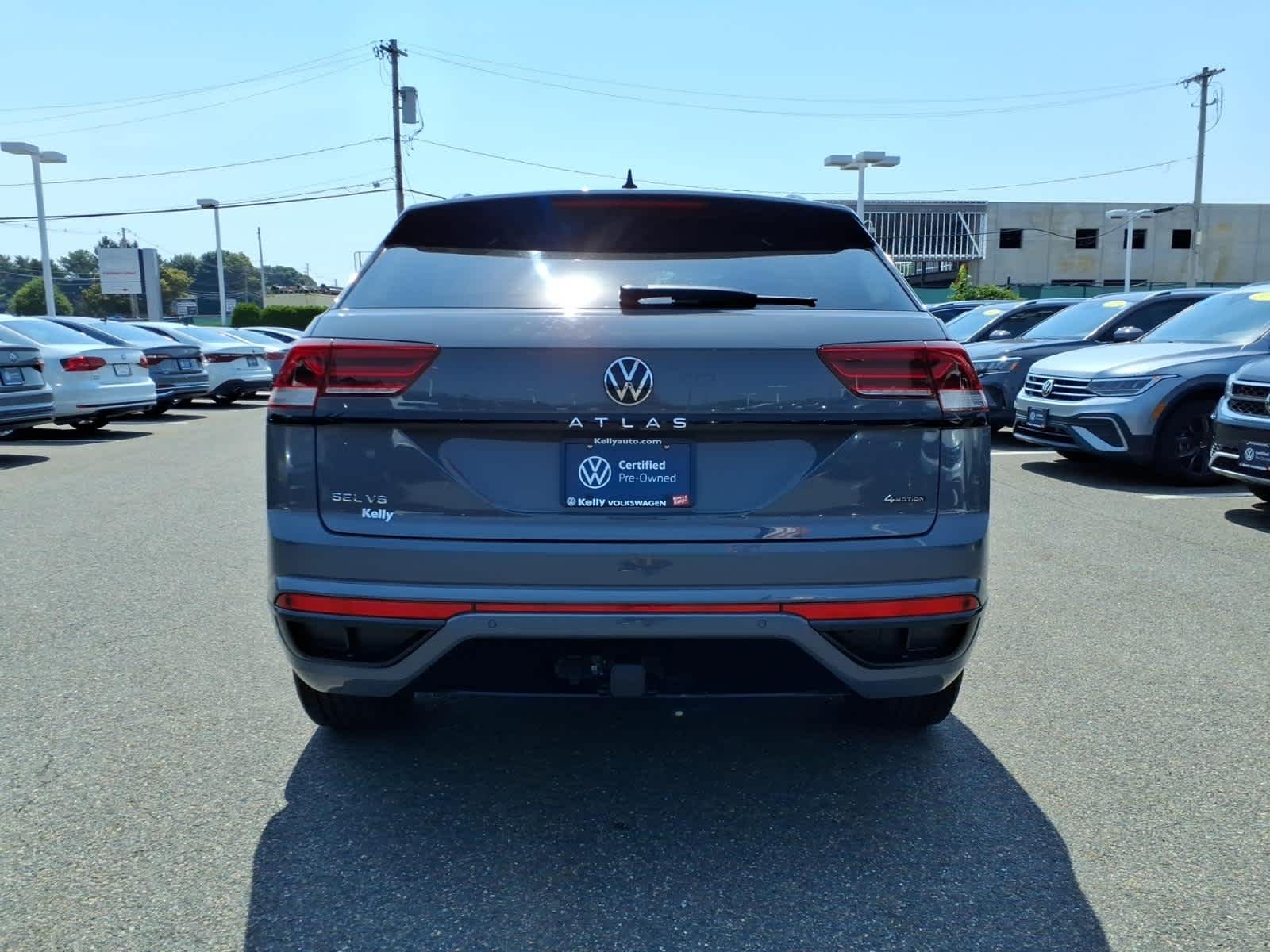 Certified Used 2023 Pure Gray Volkswagen 3.6L V6 SEL R-Line Black image 6