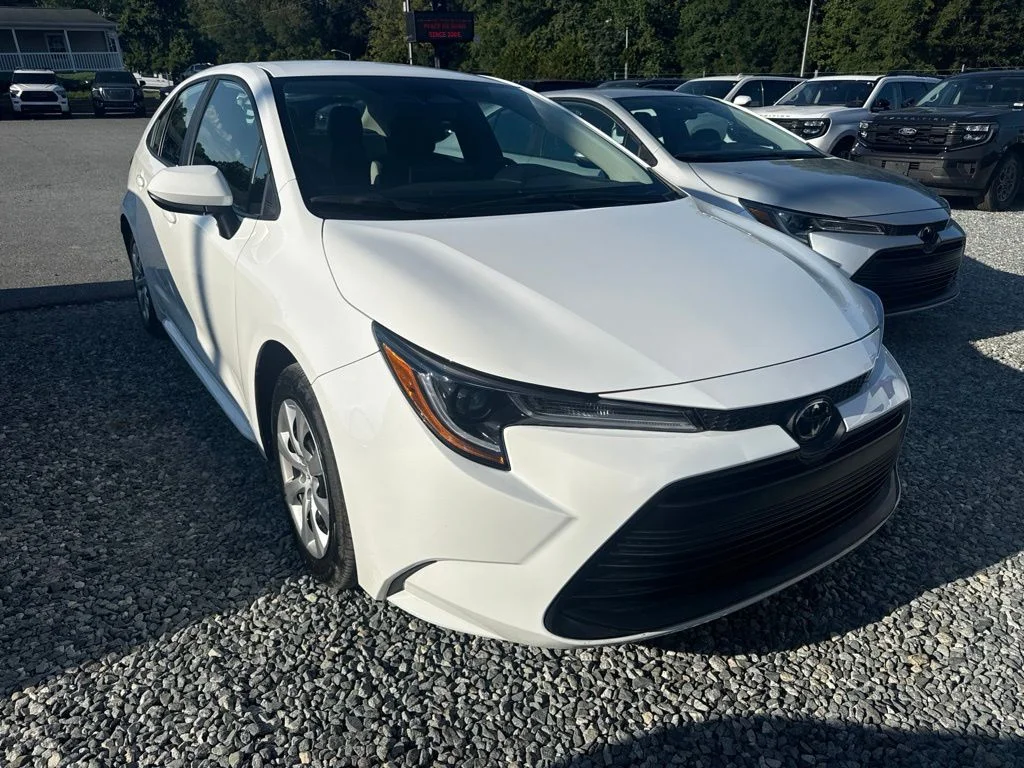 Used 2025 White Toyota LE image 2