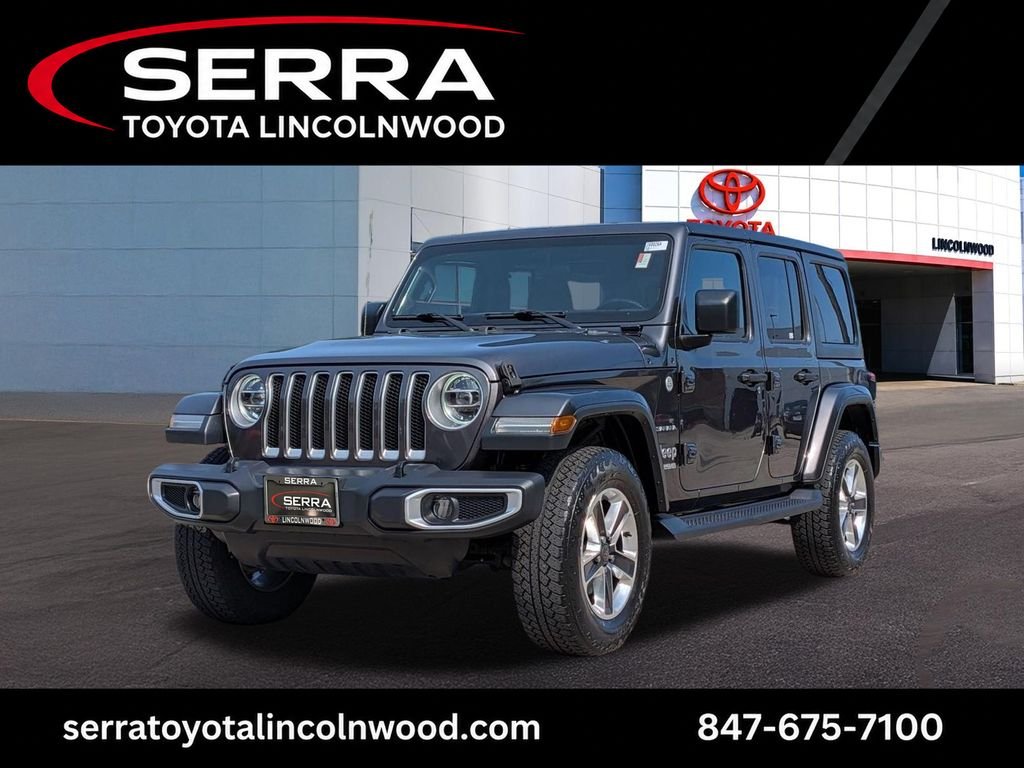 Used 2018 Gray Jeep Unlimited Sahara image 1