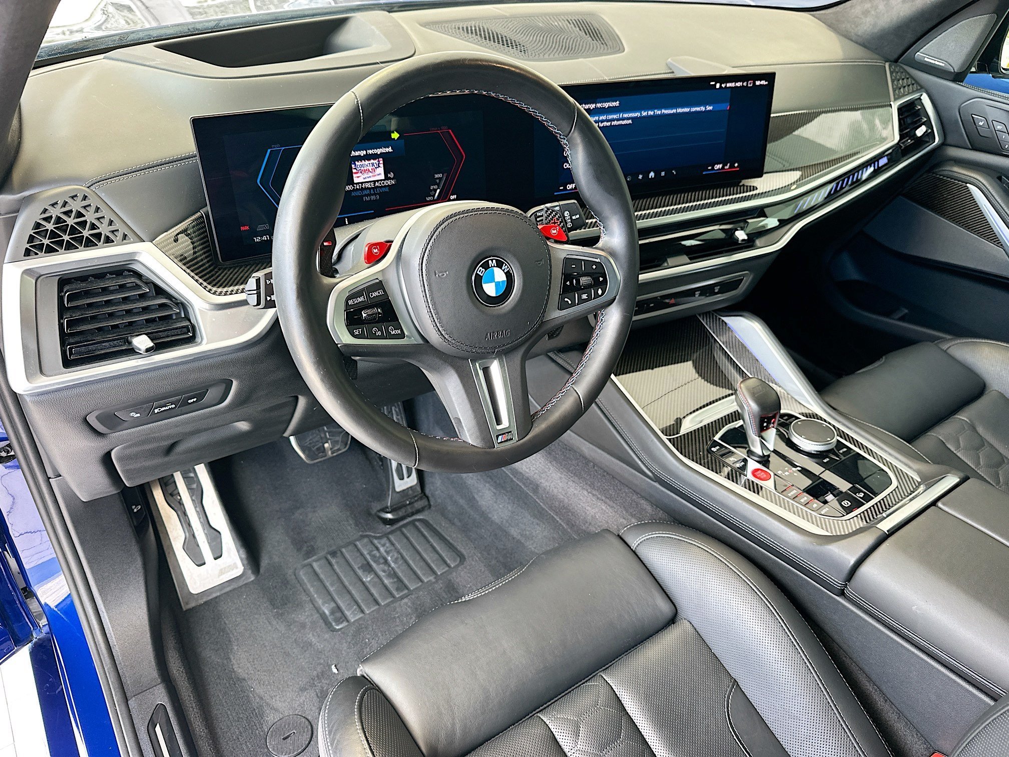 Used 2024 Marina Bay Blue Metallic BMW Competition image 9