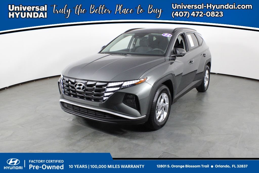 Certified Used 2022 Gray Hyundai SEL image 1