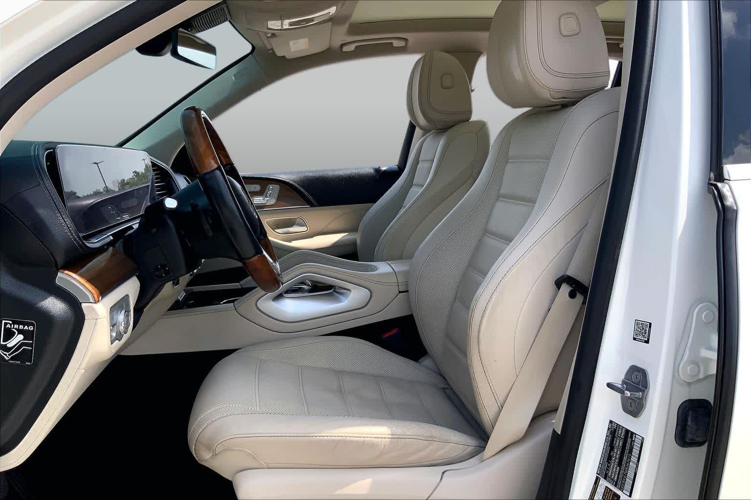 Used 2021 designo Diamond White Metallic Mercedes-Benz GLE 350 image 8