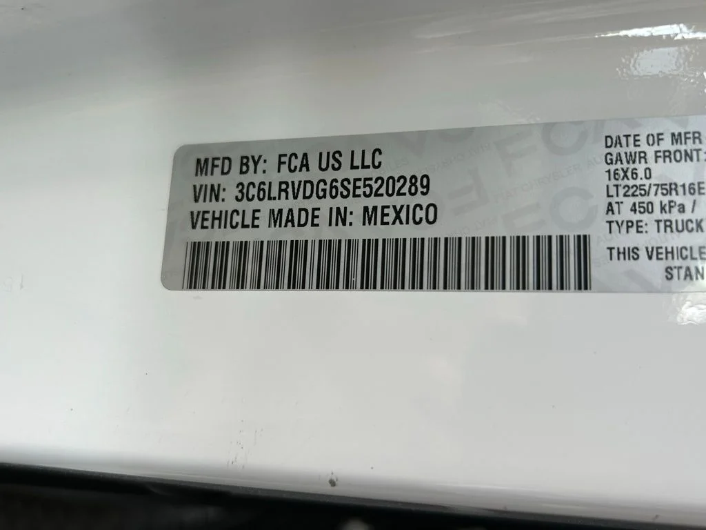 Used 2025 Bright White Clearcoat Ram High Roof image 47