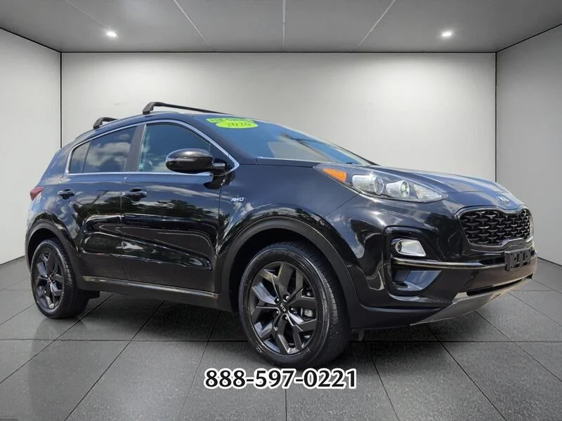 Used 2020 Black Cherry Pearl KIA S image 7
