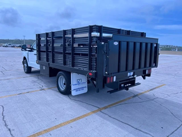 New 2025 OXFORD WHITE Ford XL 12ft Stakebed GVWR 14,000lbs w/Tommy Lift Gate image 6
