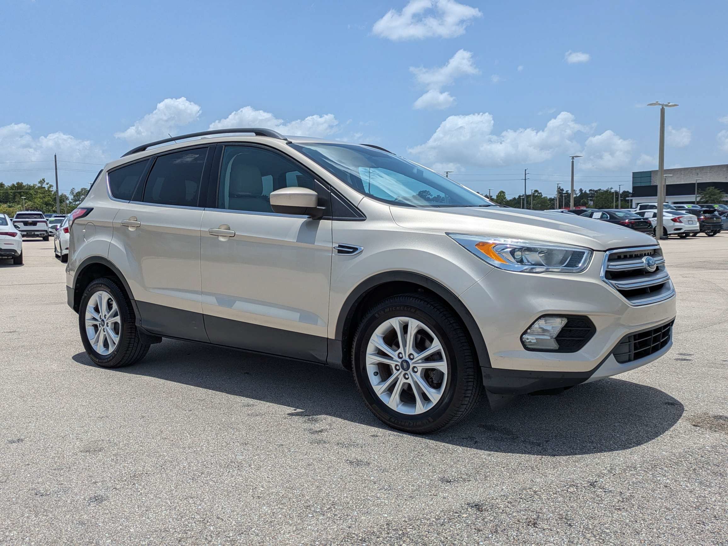 Used 2017 Ford Escape SE with VIN 1FMCU0GD8HUE02214 for sale in Port Charlotte, FL