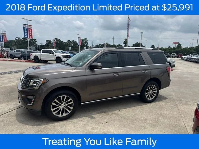 Used 2018 Stone Gray Metallic Ford Limited image 1