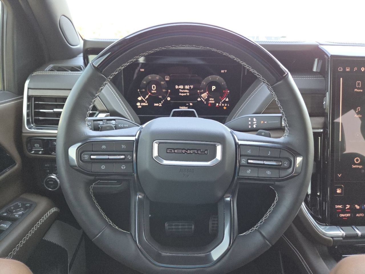 Used 2025 Downpour Metallic GMC Denali Ultimate image 36