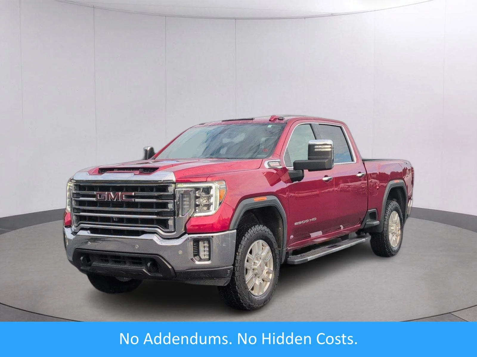 Used 2021 CAYENNE RED TINTCOAT GMC SLT image 1