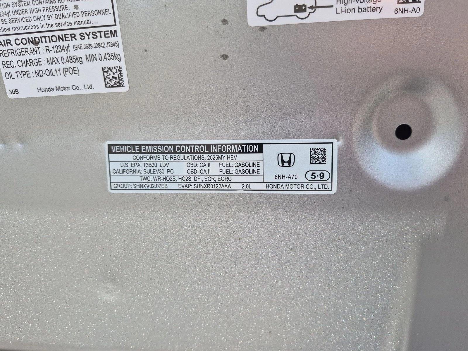 Used 2025 Solar Silver Metallic Honda Sport image 17