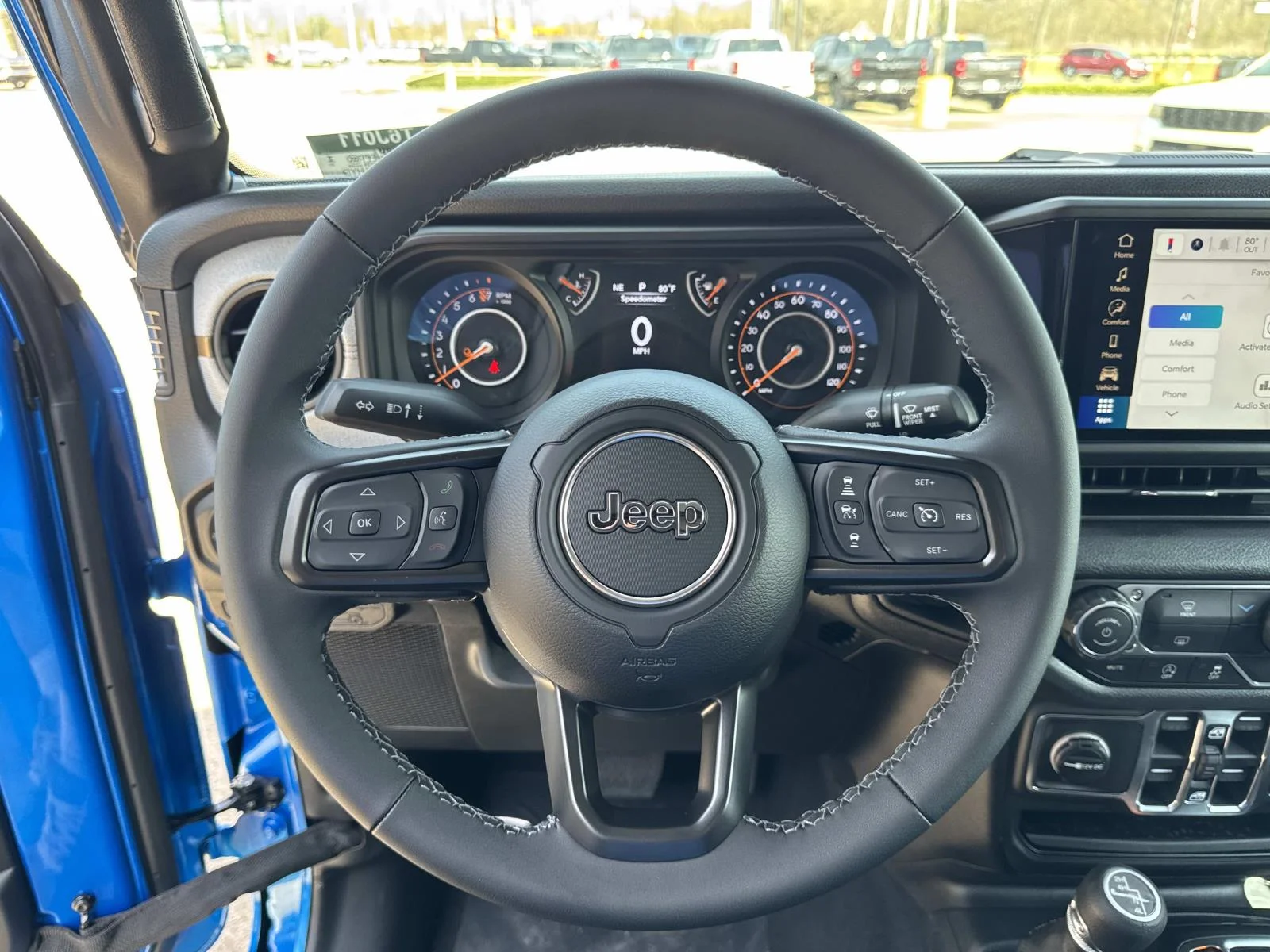 New 2026 Hydro Blue Pearl-Coat Exterior Paint Jeep Sport S image 10