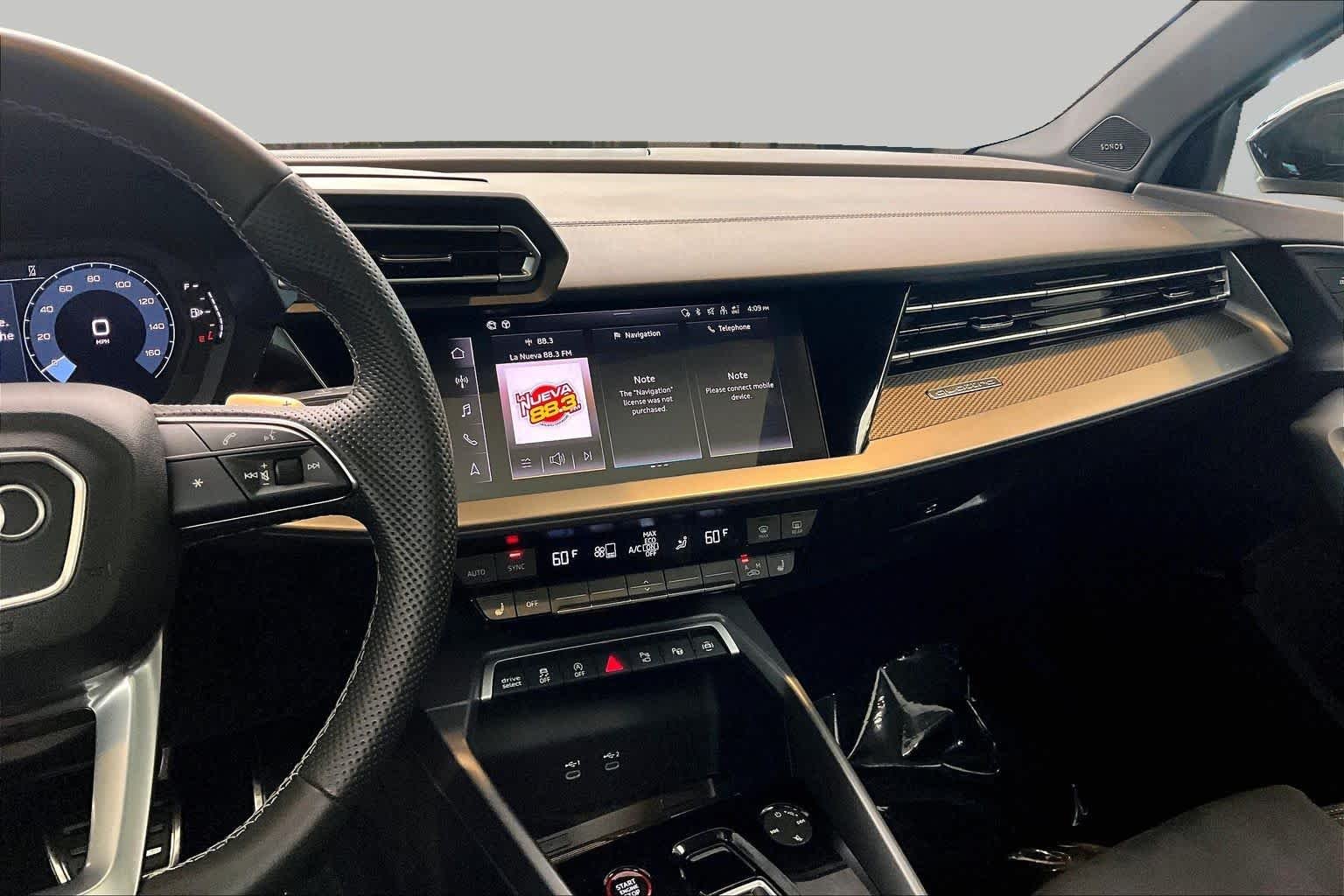 Used 2025 Glacier White Metallic Audi Premium Plus image 6