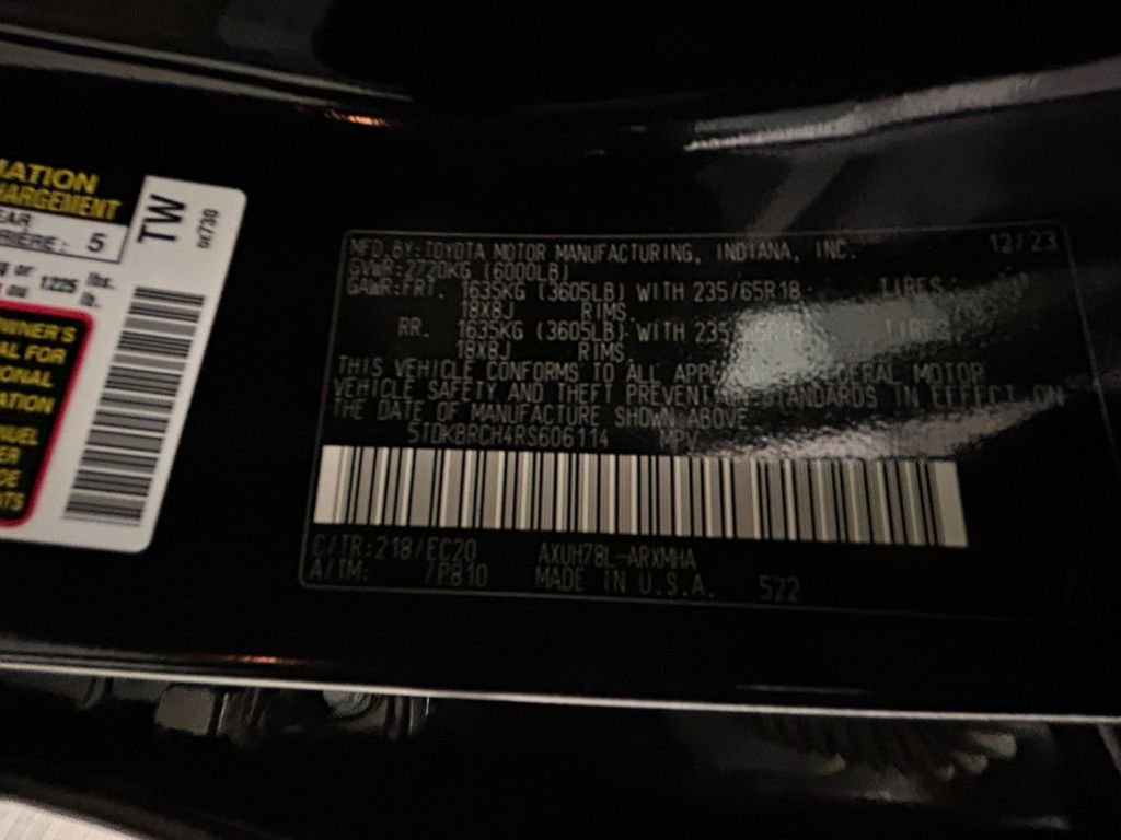 Used 2024 Black Toyota XLE image 20
