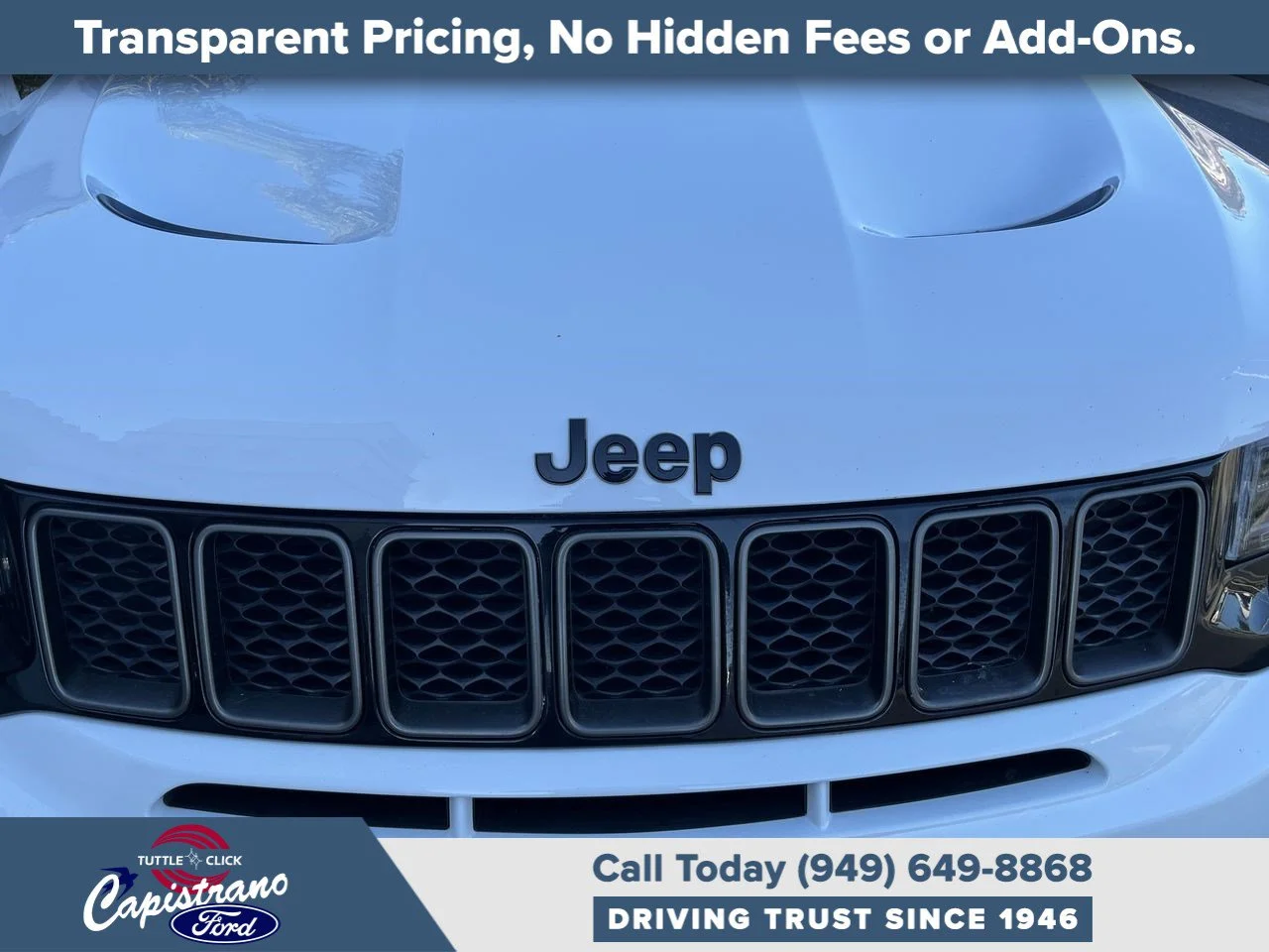 Used 2018 Bright White Clearcoat Jeep Trackhawk image 17