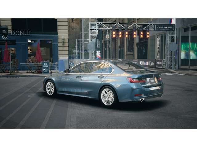 New 2026 Arctic Race Blue metallic BMW 330i image 2