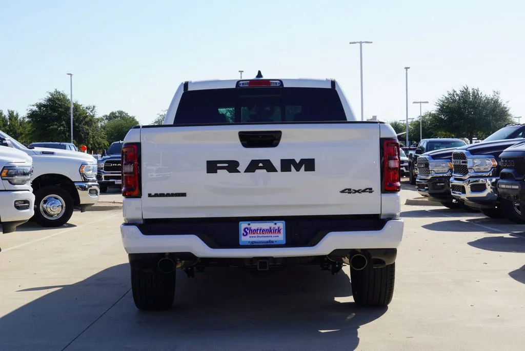 New 2026 Bright White Clear-Coat Exterior Paint RAM Laramie image 7