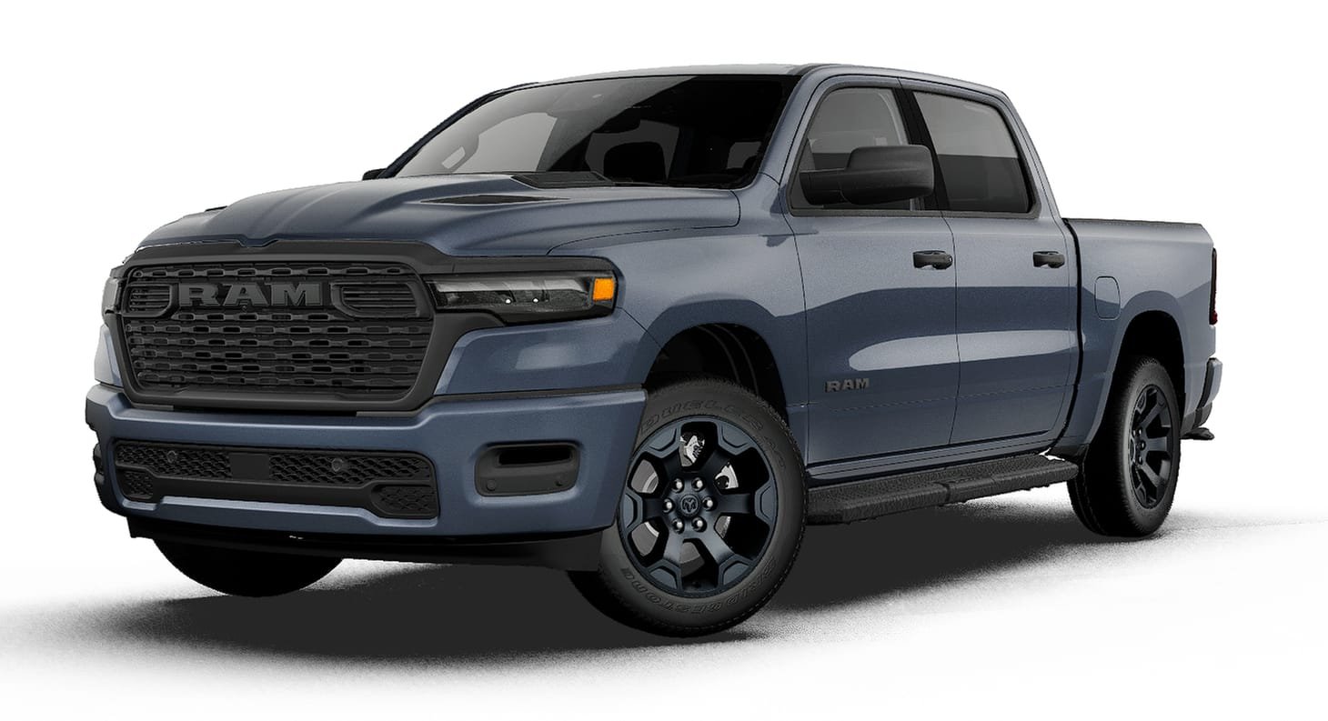 New 2027 Forged Blue Metallic Exterior Paint RAM Express image 1