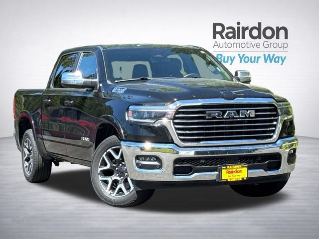 Used 2025 Diamond Black Crystal Pearlcoat Ram Laramie image 1