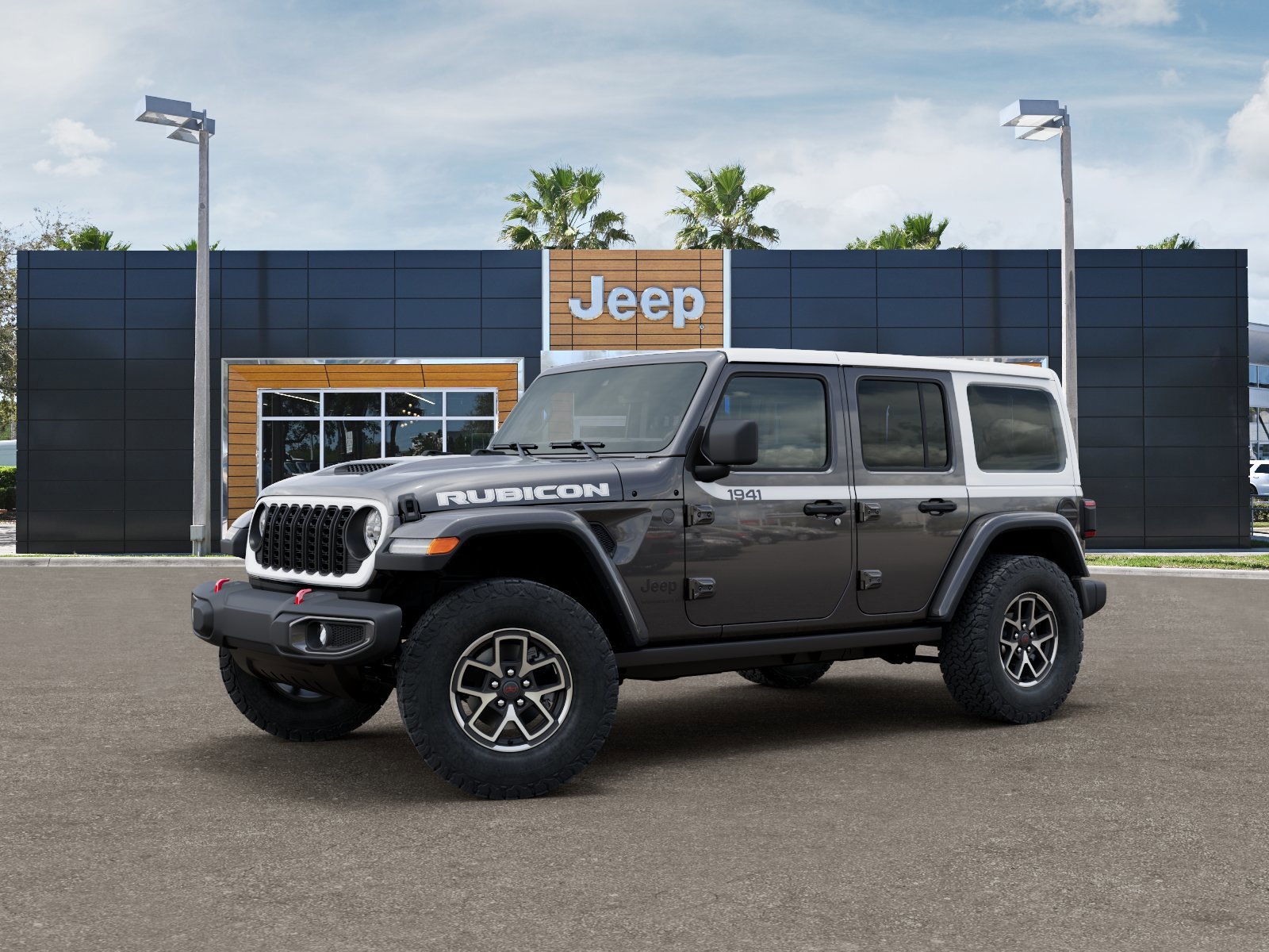 New 2026 Granite Crystal Metallic Clearcoat Jeep Rubicon image 2