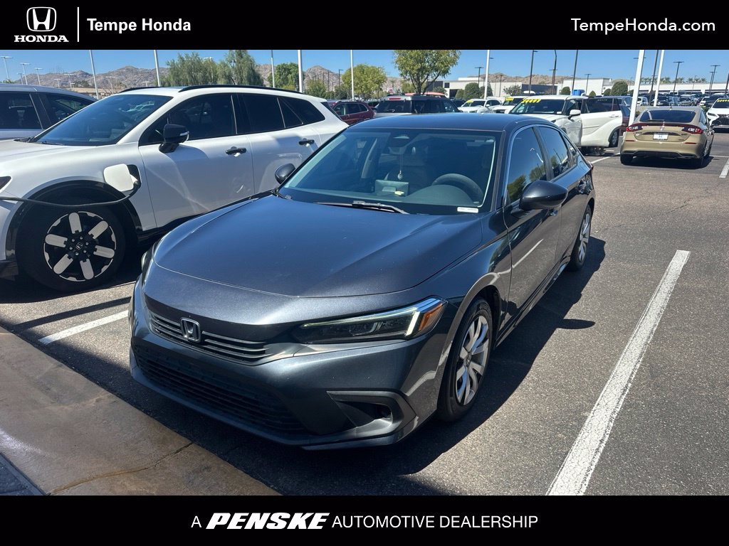 Certified Pre-Owned 2022 Honda Civic LX 4D Sedan in Tempe #H70081A