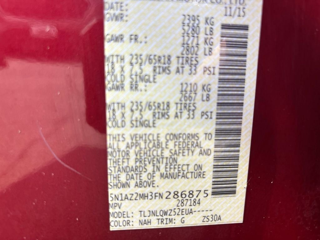Used 2015 Red Nissan SV image 10