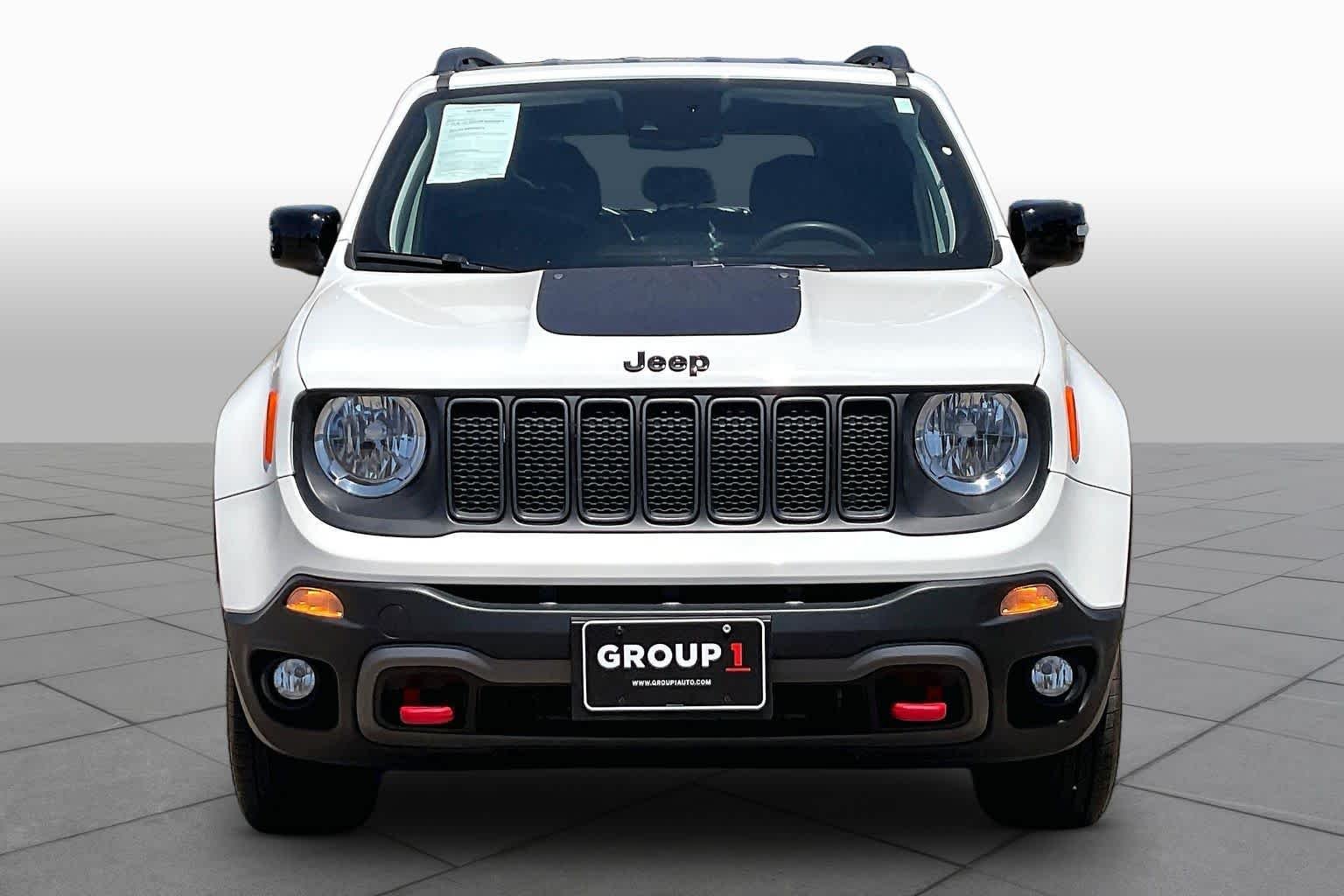 Used 2023 Alpine White Clearcoat Jeep Trailhawk image 4