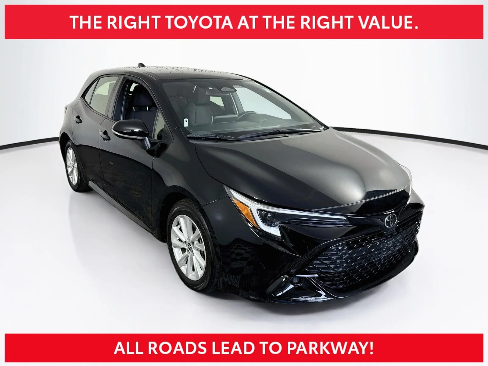 Certified Used 2024 Black Toyota SE image 1