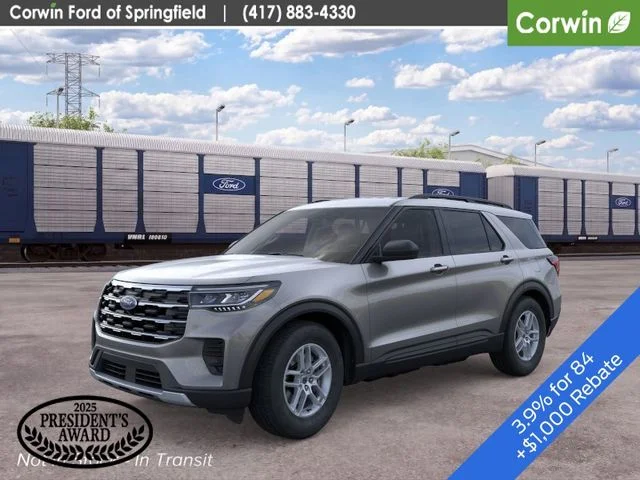New 2026 Carbonized Gray Metallic Ford Active image 1