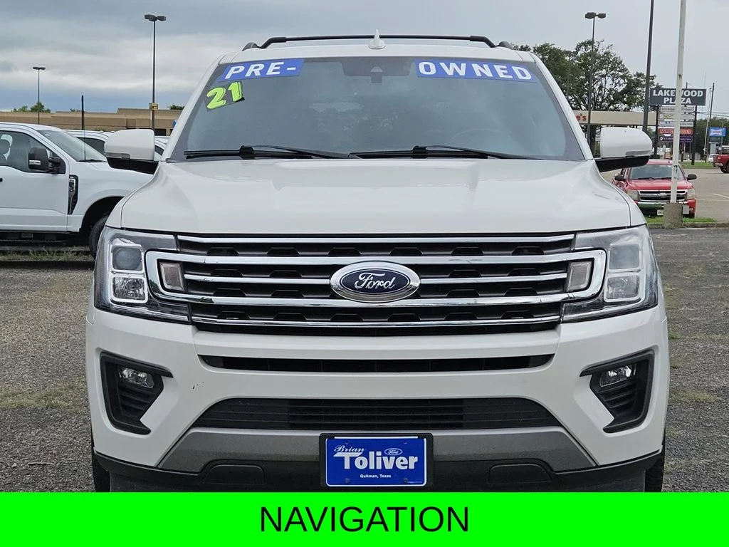 Used 2021 White Metallic Ford XLT image 3