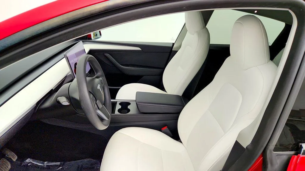 Used 2023 Red Multi-Coat Tesla Long Range AWD image 26