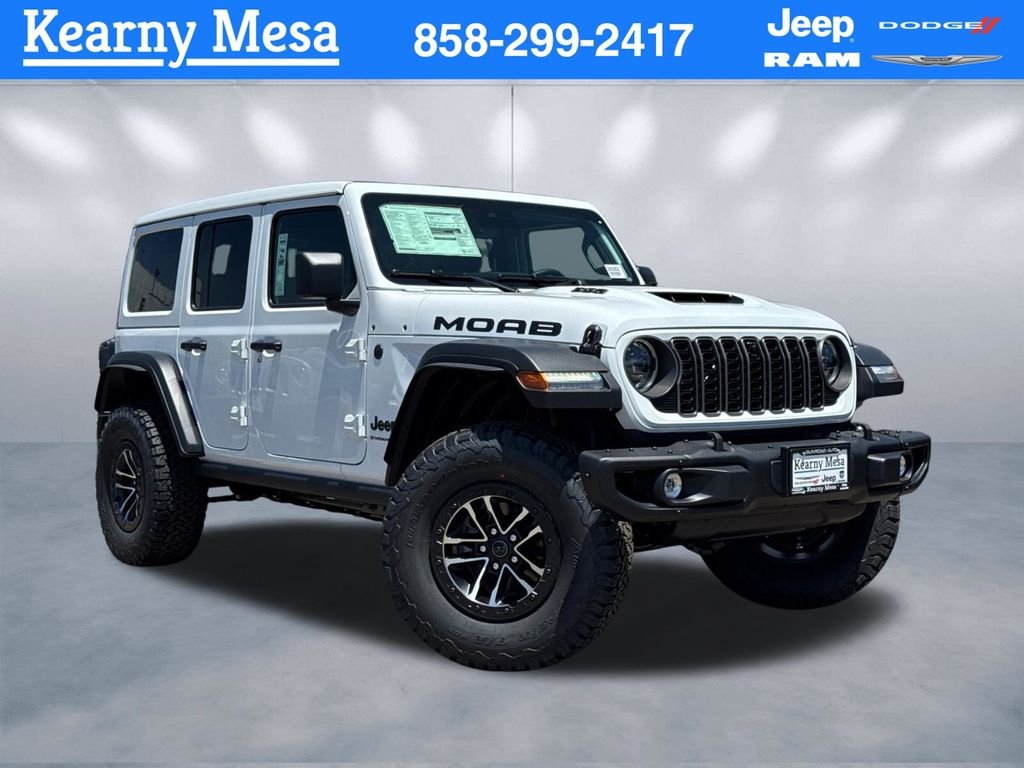 New 2026 Bright White Clear-Coat Exterior Paint Jeep Moab 392 image 1