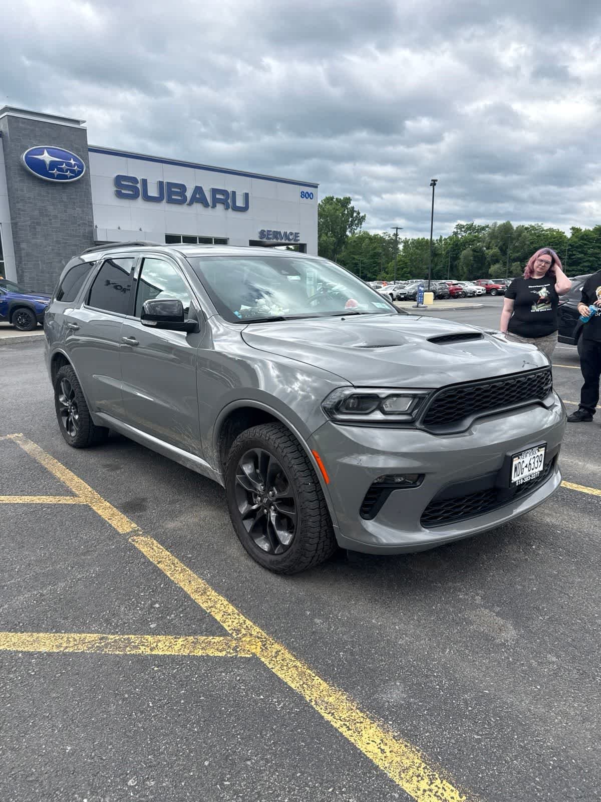 Used 2022 Destroyer Gray Clearcoat Dodge GT Plus image 1