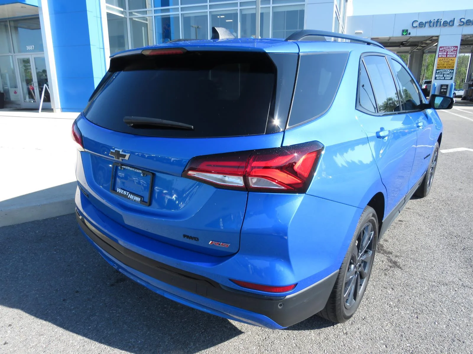 Used 2024 Riptide Blue Metallic Chevrolet RS image 7