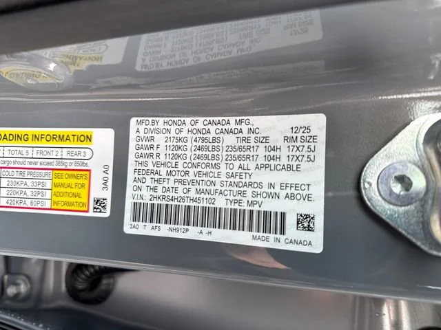 2026 Honda CR-V LX - Photo 17