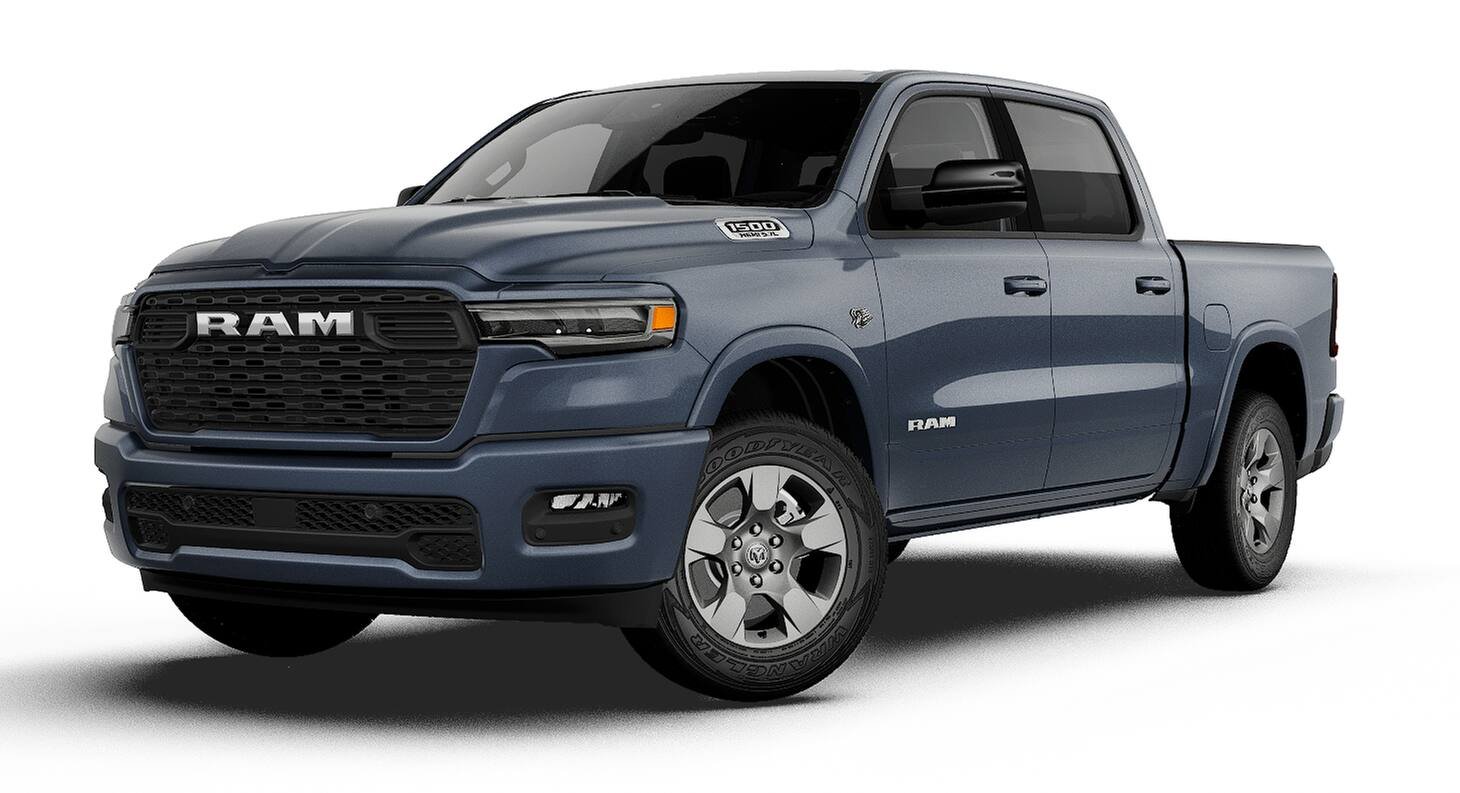 New 2027 Forged Blue Metallic Exterior Paint RAM BIG HORN image 1