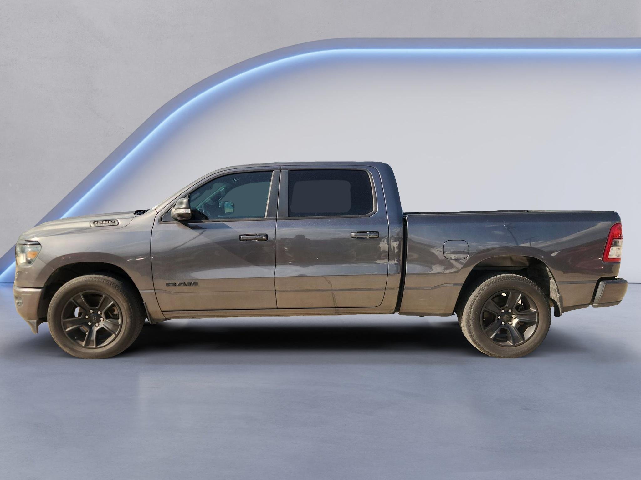 Used 2022 Granite Crystal Metallic Clearcoat Ram Lone Star image 5