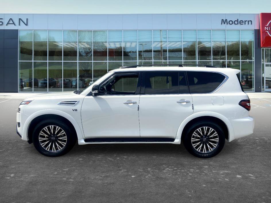 Used 2021 Aspen White Tricoat Nissan SL image 7