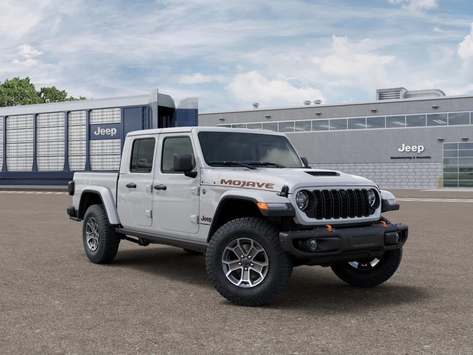 New 2026 Bright White Clear-Coat Exterior Paint Jeep Mojave image 5