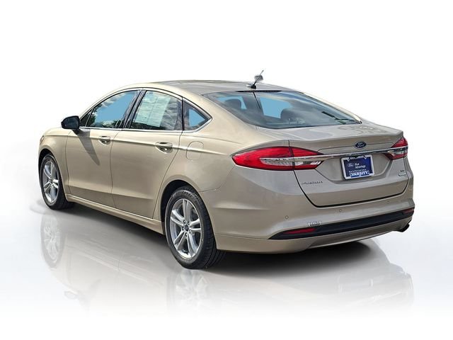 Certified Used 2018 White Gold Metallic Ford SE image 3