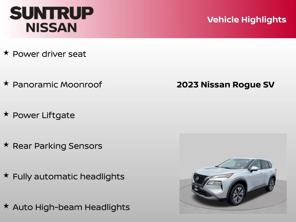 Certified Used 2023 Silver Nissan SV image 16