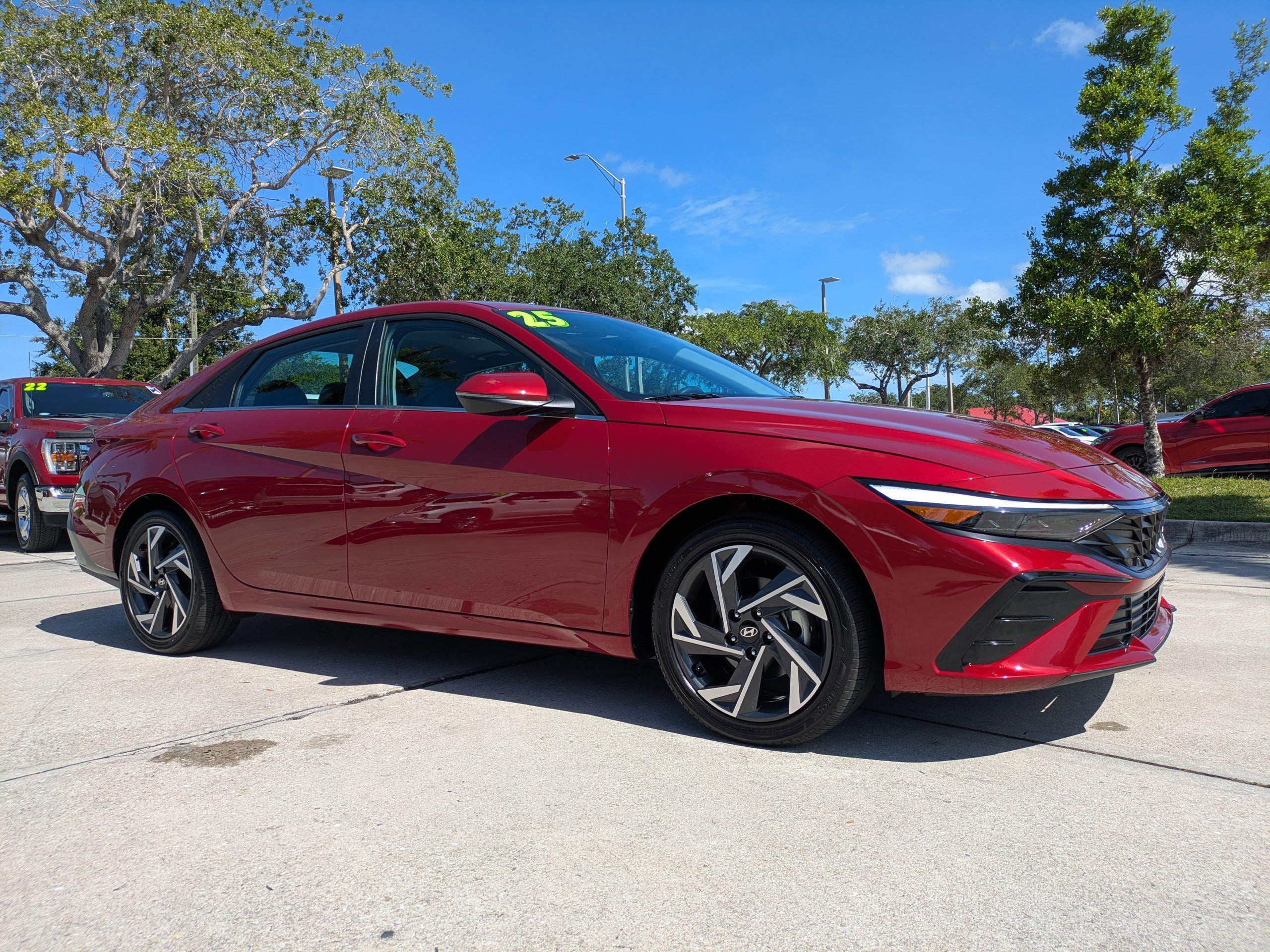 Certified Used 2025 Ultimate Red Hyundai Limited image 2