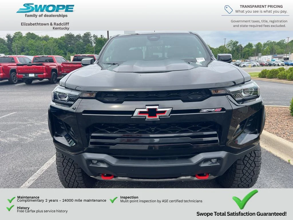 Used 2025 Black Chevrolet 4WD ZR2 image 8