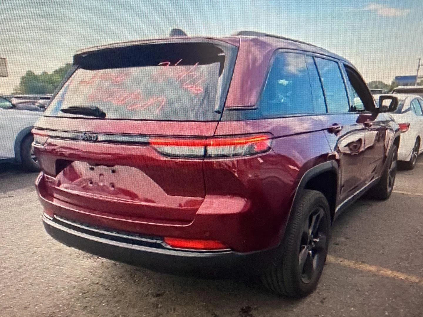 Used 2024 Velvet Red Pearlcoat Jeep Altitude X image 2