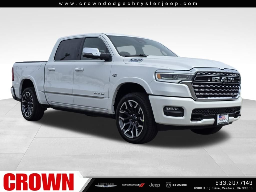 New 2026 Ivory White Tri-Coat Pearlcoat RAM Limited image 3