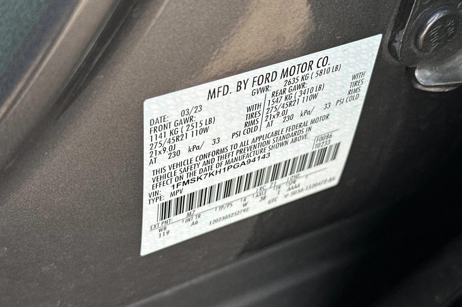 Used 2023 Gray Metallic Ford ST-Line image 34