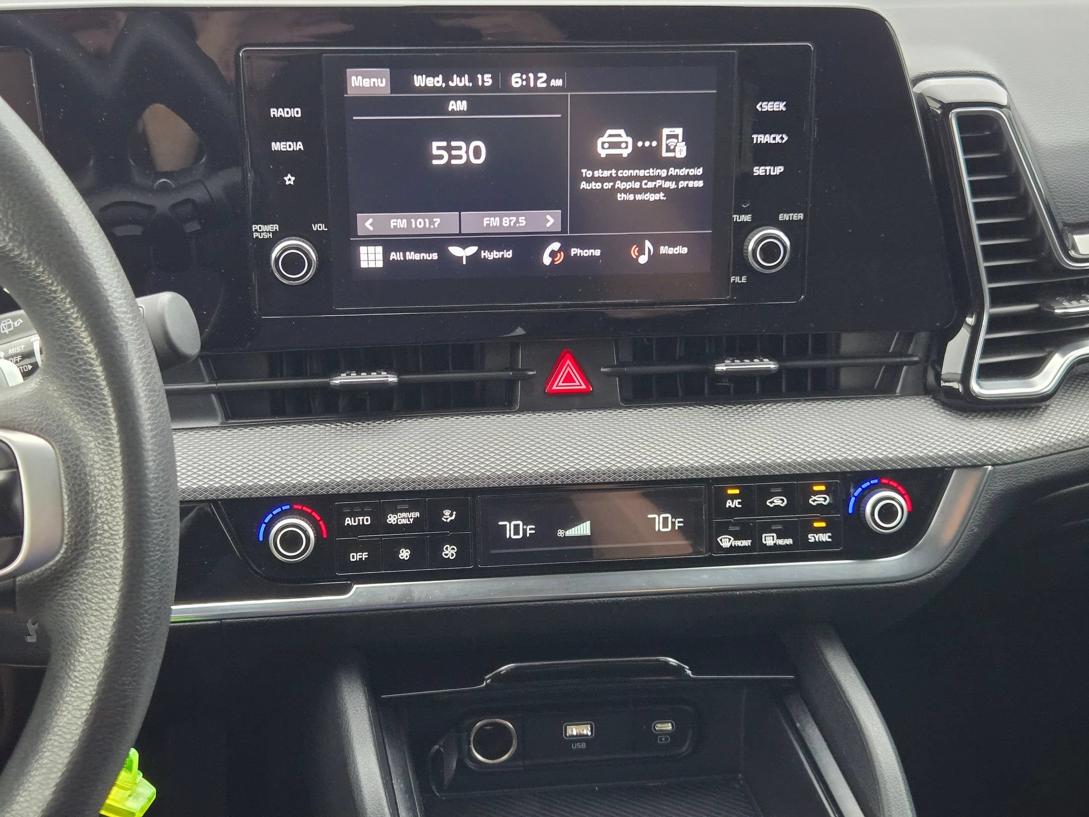 Used 2023 Fusion Black Kia LX image 30