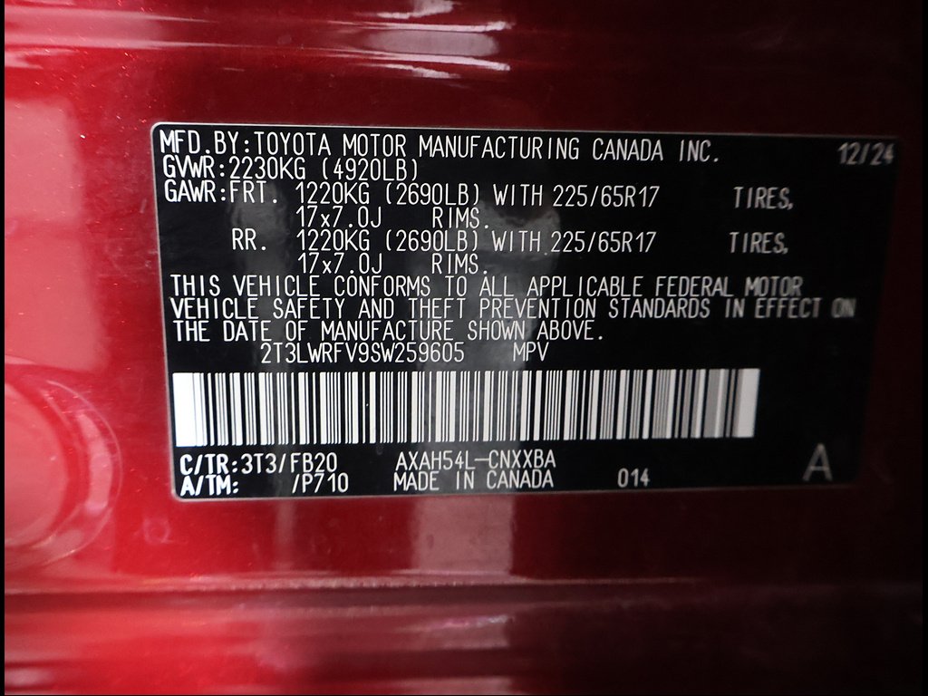 Used 2025 Ruby Flare Pearl Toyota LE image 15