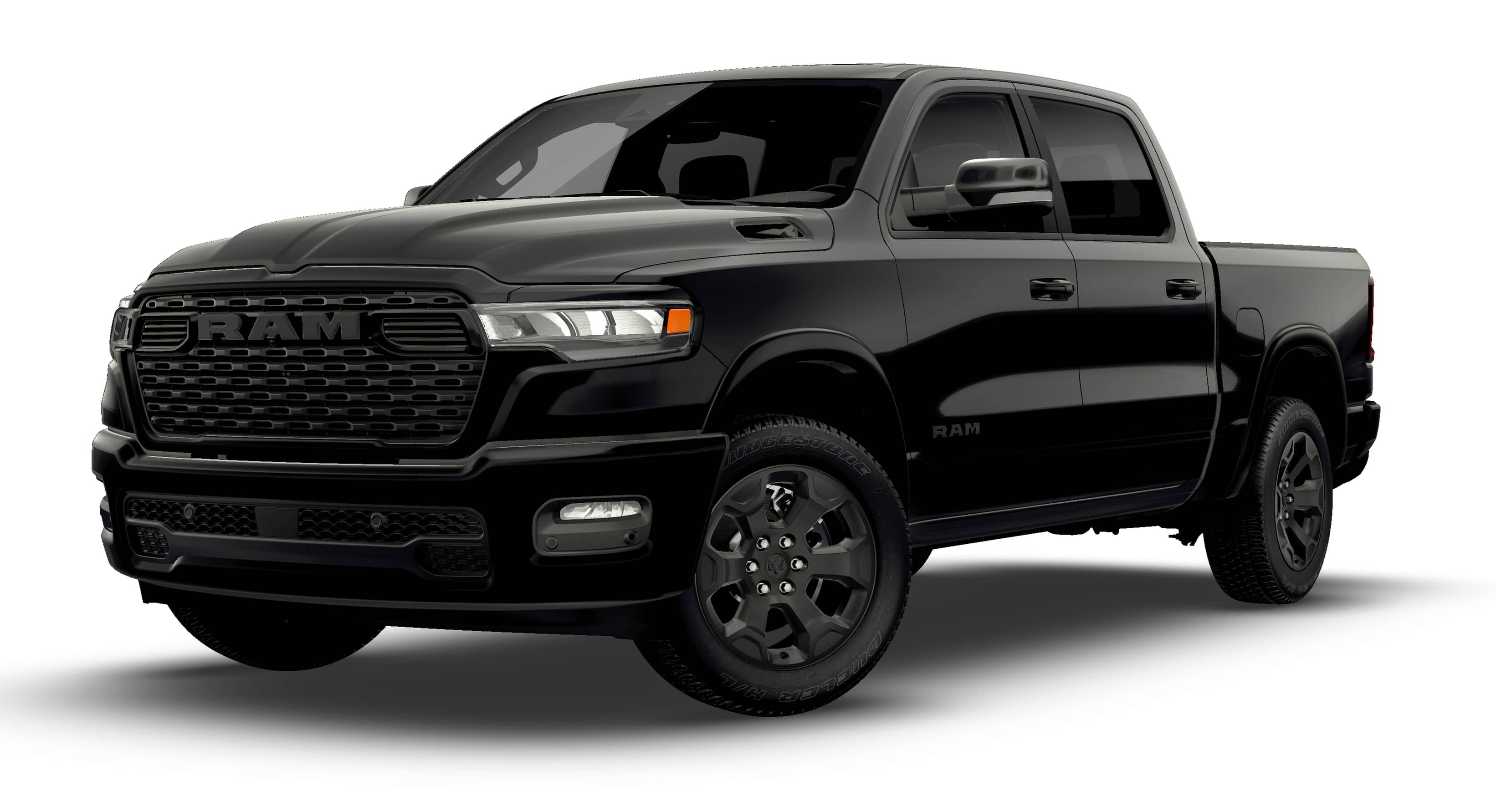 New 2026 Diamond Black Crystal Pearl-Coat Exterior Paint RAM Big Horn/Lone Star image 13