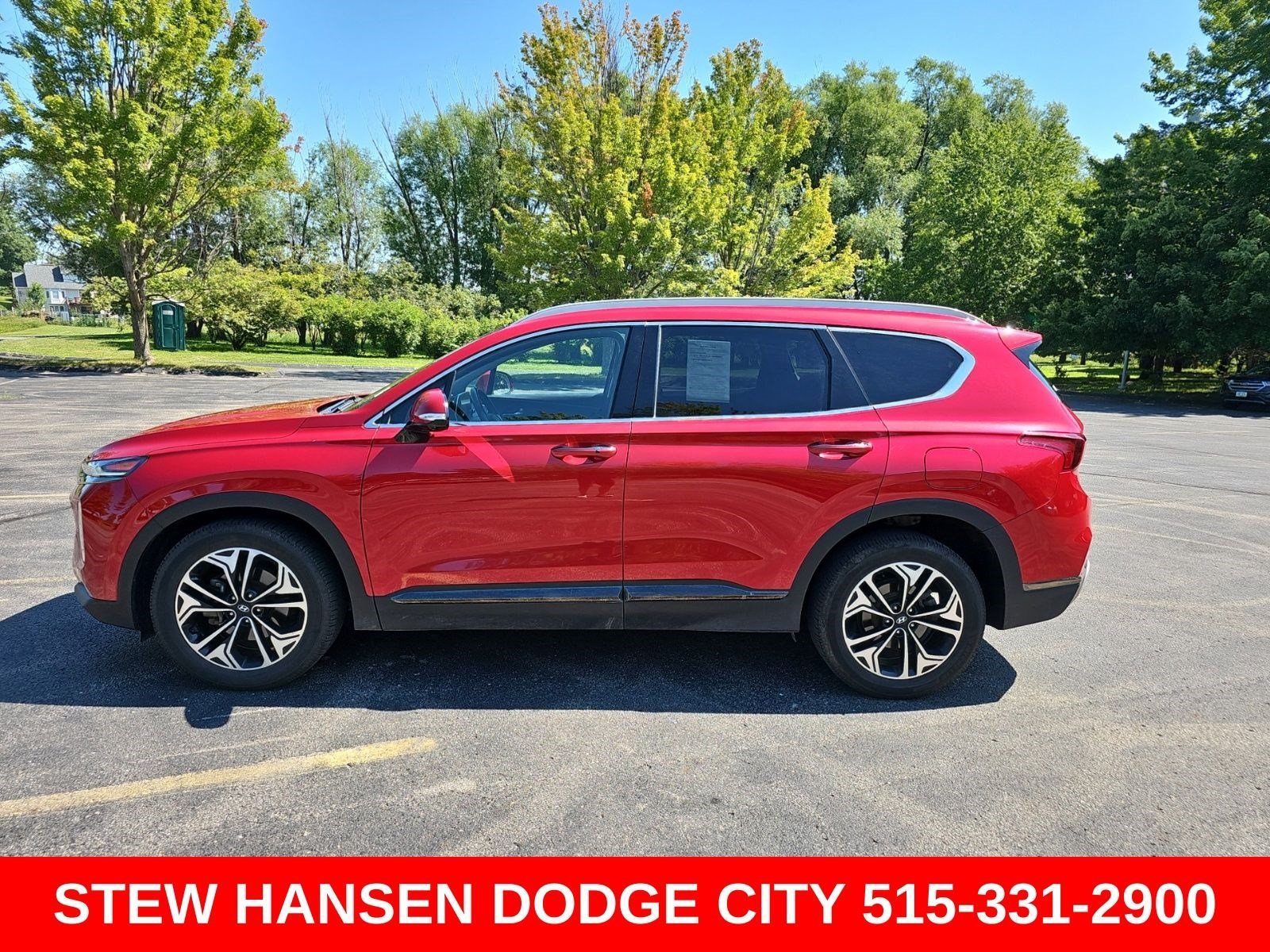 Used 2020 Calypso Red Hyundai Limited image 1